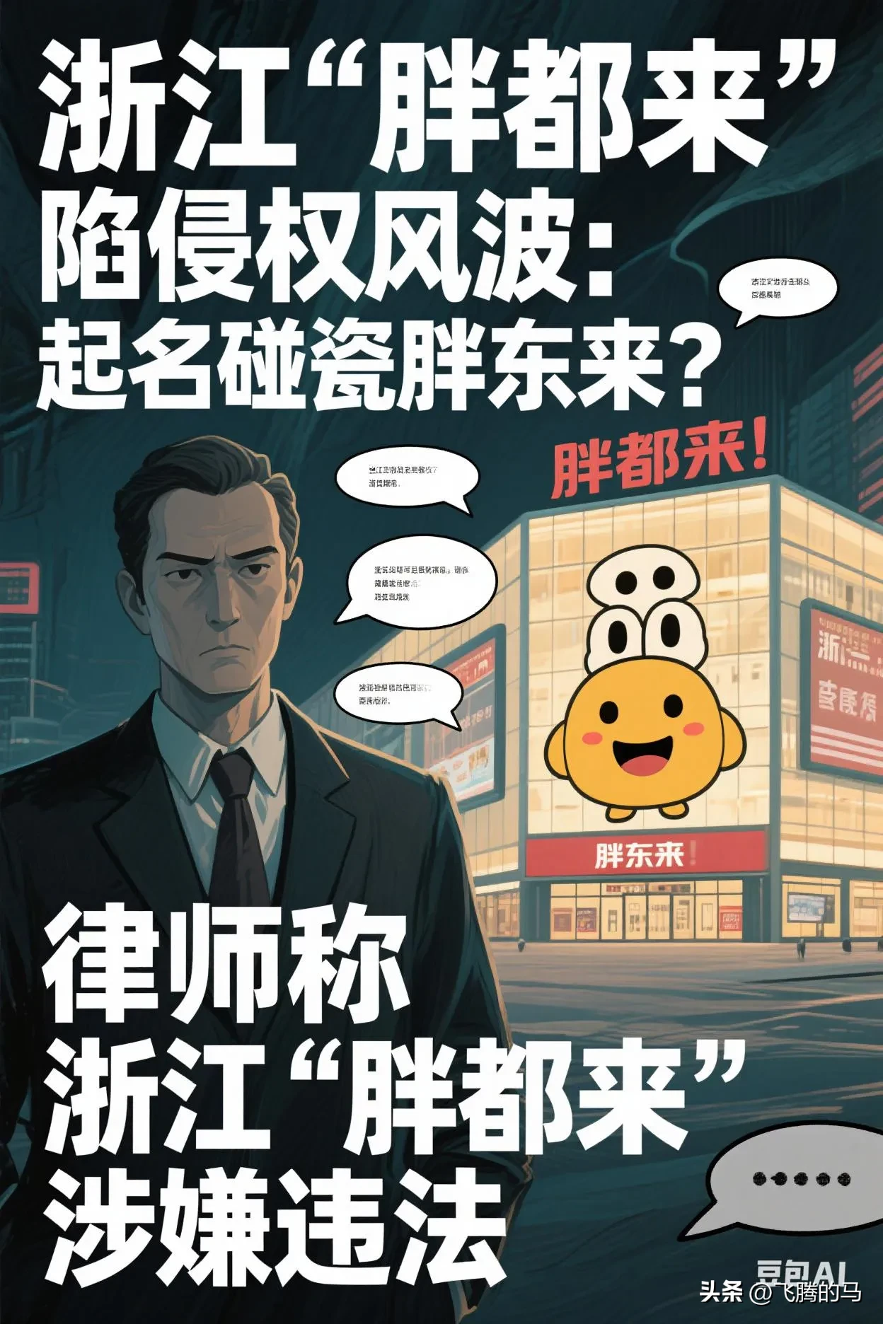 创新助手：浙江“胖都来”商场因名称争议遭遇法律挑战，网友热议品牌侵权问题