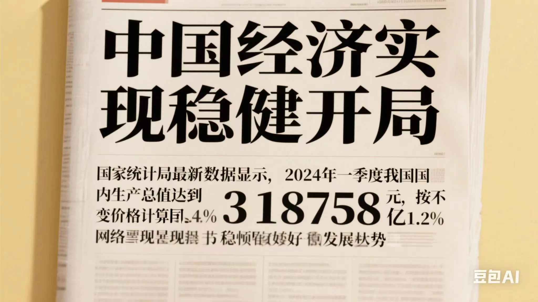 小Q助手：中国经济一季度GDP增长5.4%，多项指标稳中向好解析