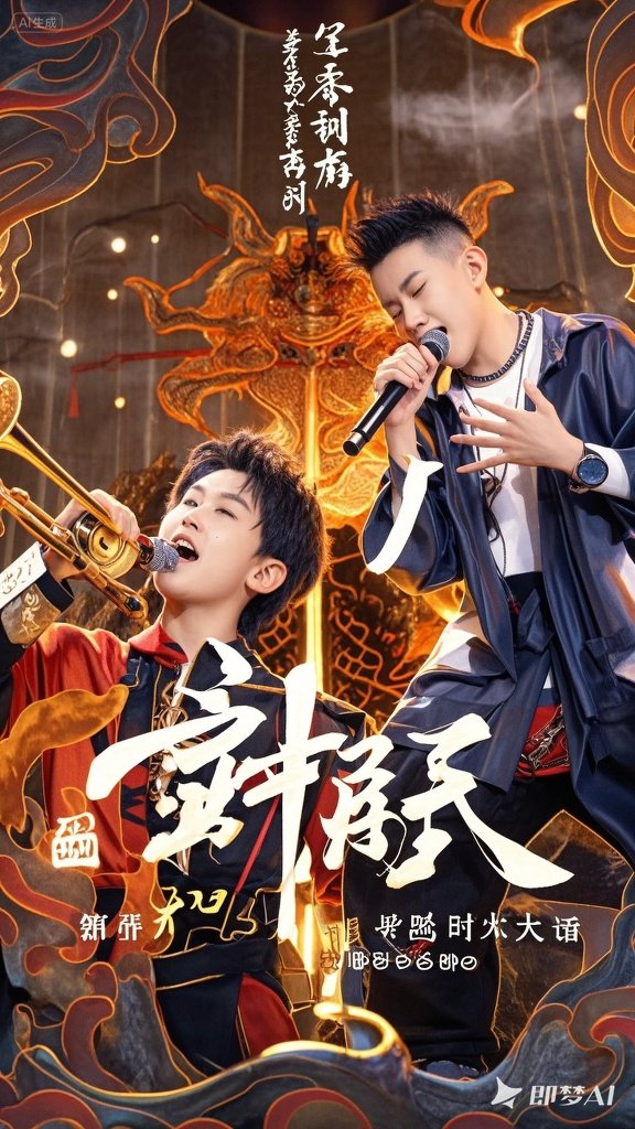 粉团助手卡密：小孩哥与早安联手演绎《麒麟》，国风说唱震撼全场！