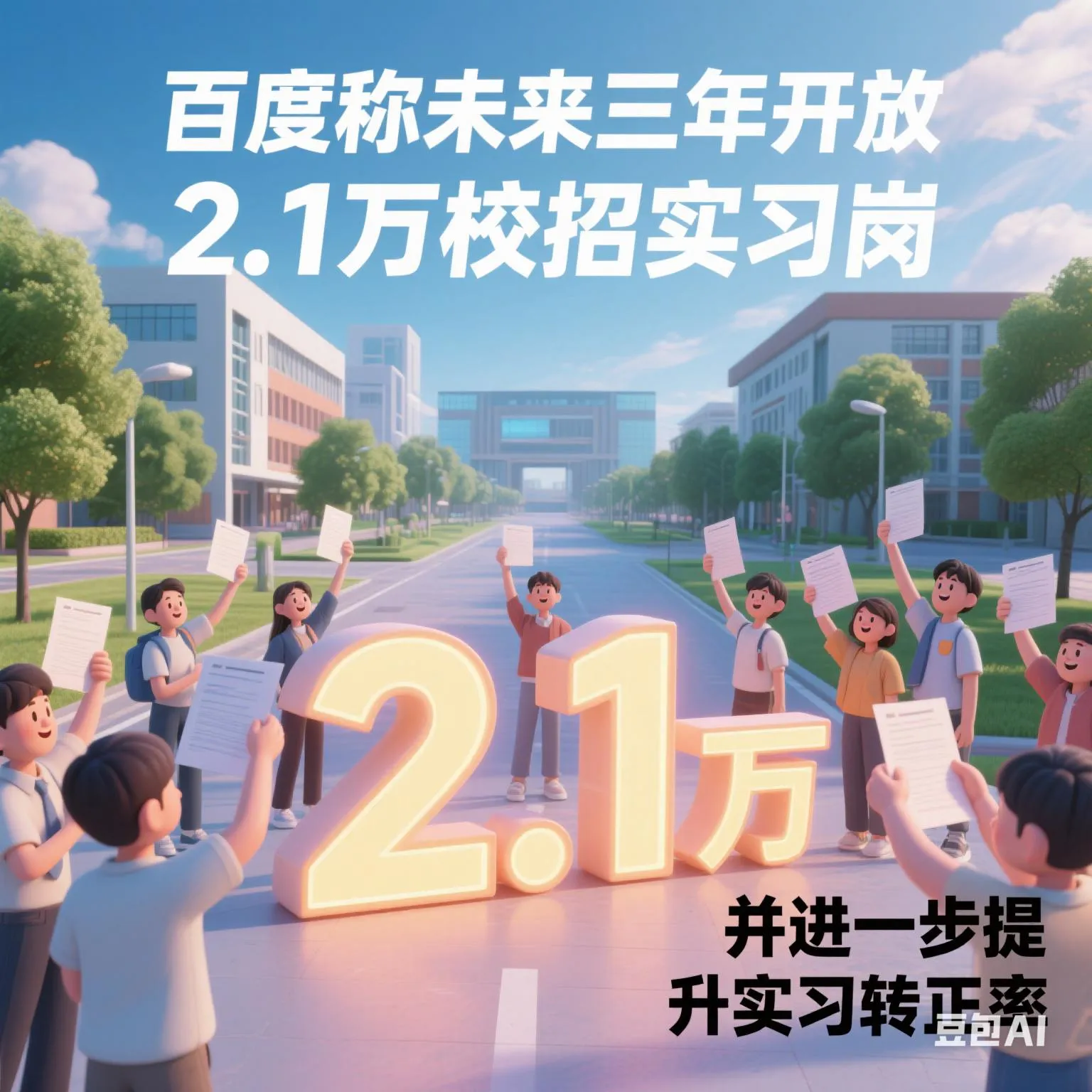 易商助手：百度启动未来菁英计划，开放2.1万实习岗助应届生抓住AI时代机遇