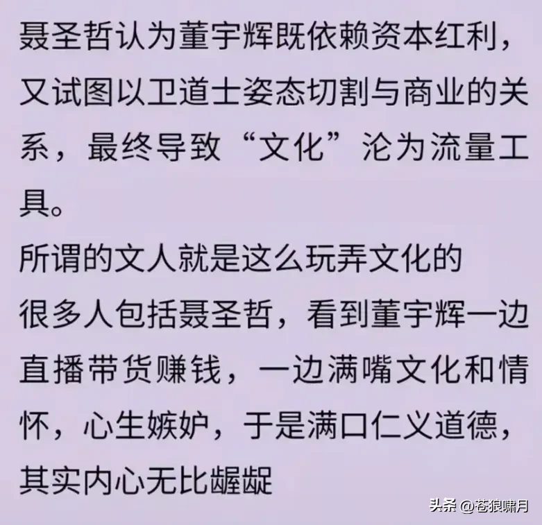 权重助手官网入口：聂圣哲批评董宇辉引发热议，胖东来支持其文化经商理念分析
