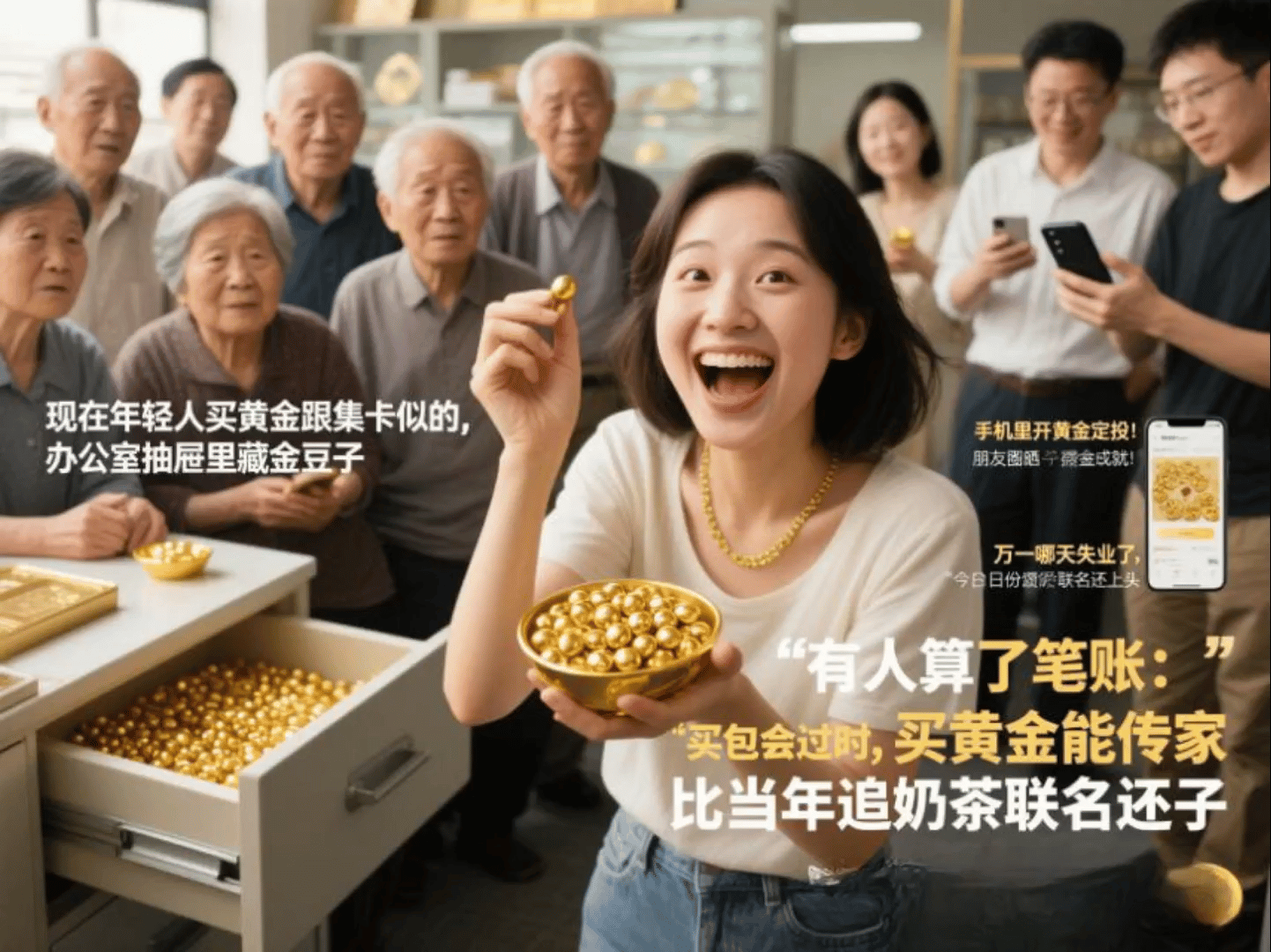 超单助手开团软件：年轻人消费观逆转，黄金热潮与奢侈品冷淡的背后揭秘