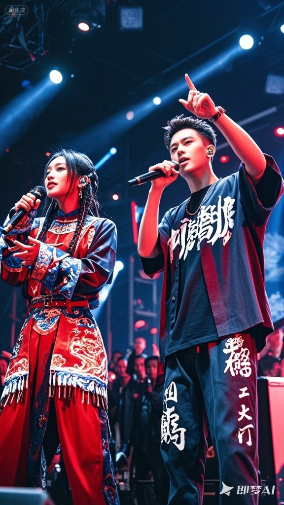 粉团助手卡密：小孩哥与早安联手演绎《麒麟》，国风说唱震撼全场！
