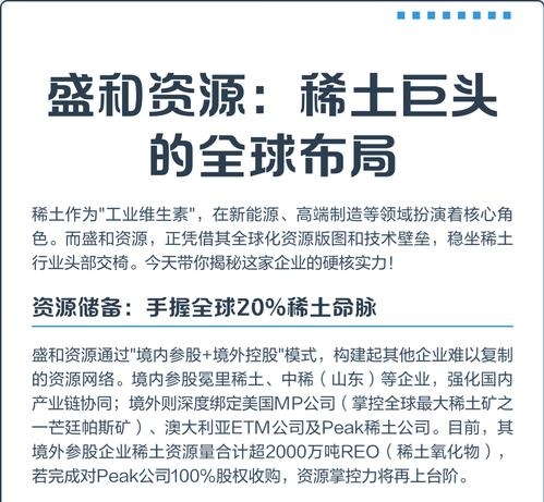 TOP助手:盛和资源12月股价受稀土价格提涨与海外项目推进双重驱动分析 TOP助手:盛和资源12月股价受稀土价格提涨与海外项目推进双重驱动分析