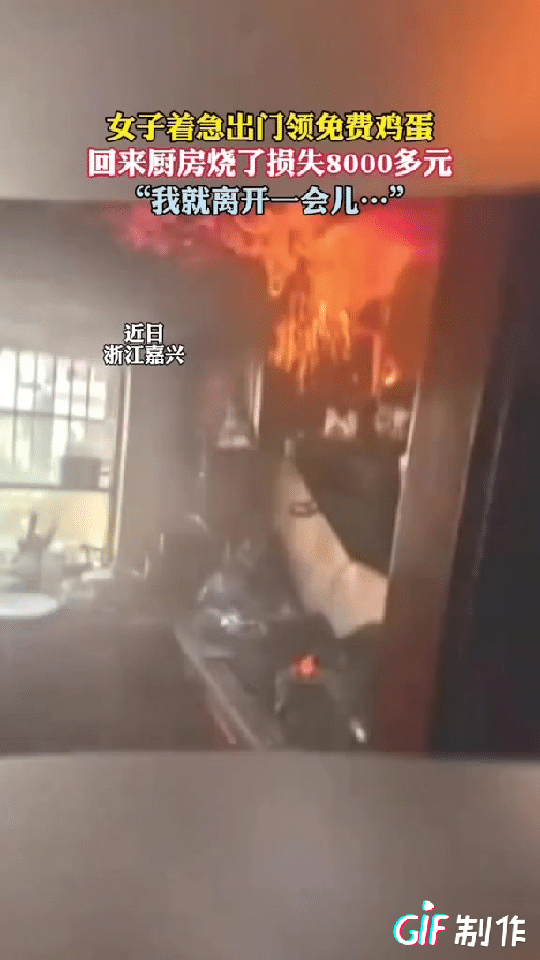 TK助手:浙江嘉兴女子急领免费鸡蛋,厨房意外失火引发安全警示 TK助手:浙江嘉兴女子急领免费鸡蛋,厨房意外失火引发安全警示