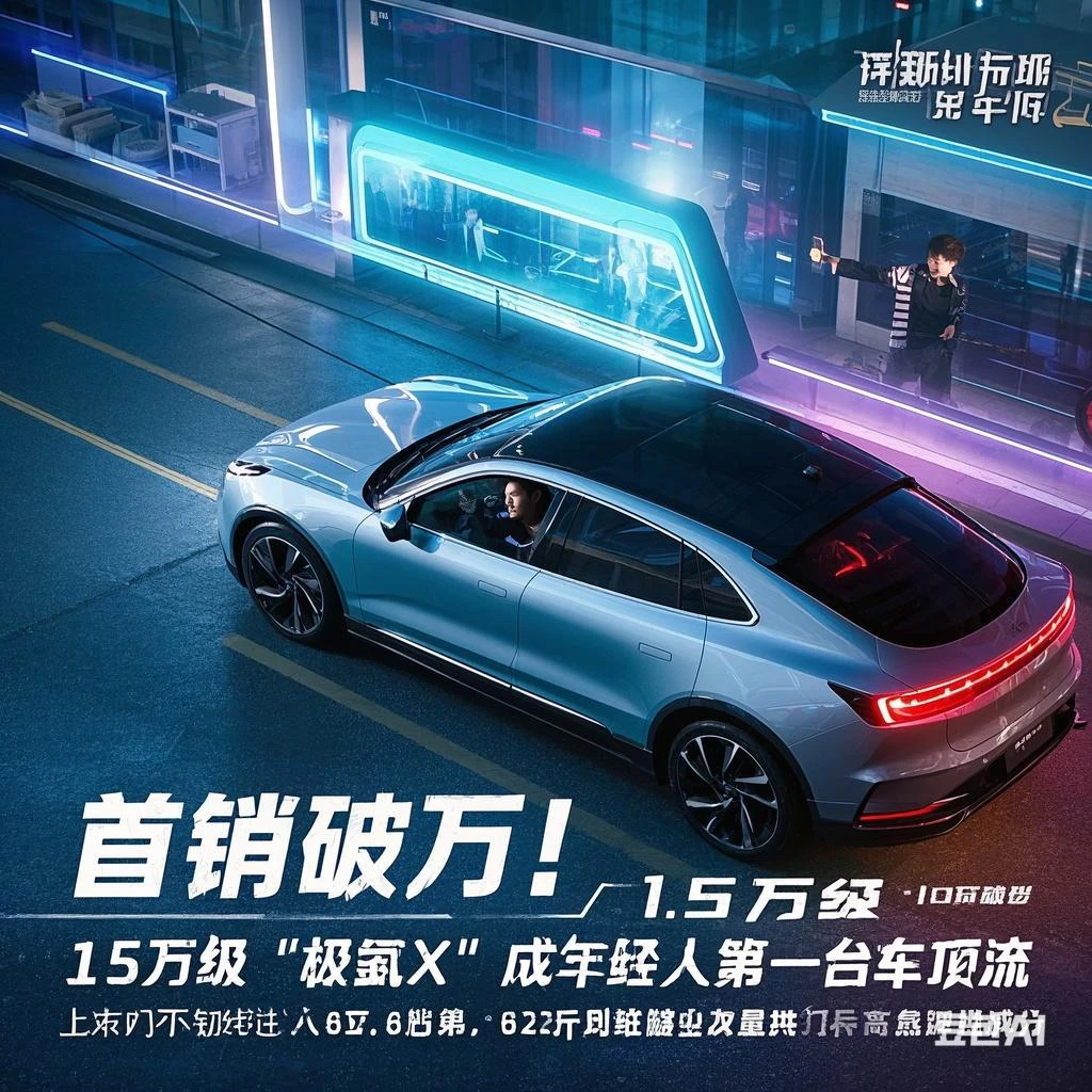 蓝天助手：极氪X首销火爆，年轻人追求颜值与智能汽车新体验