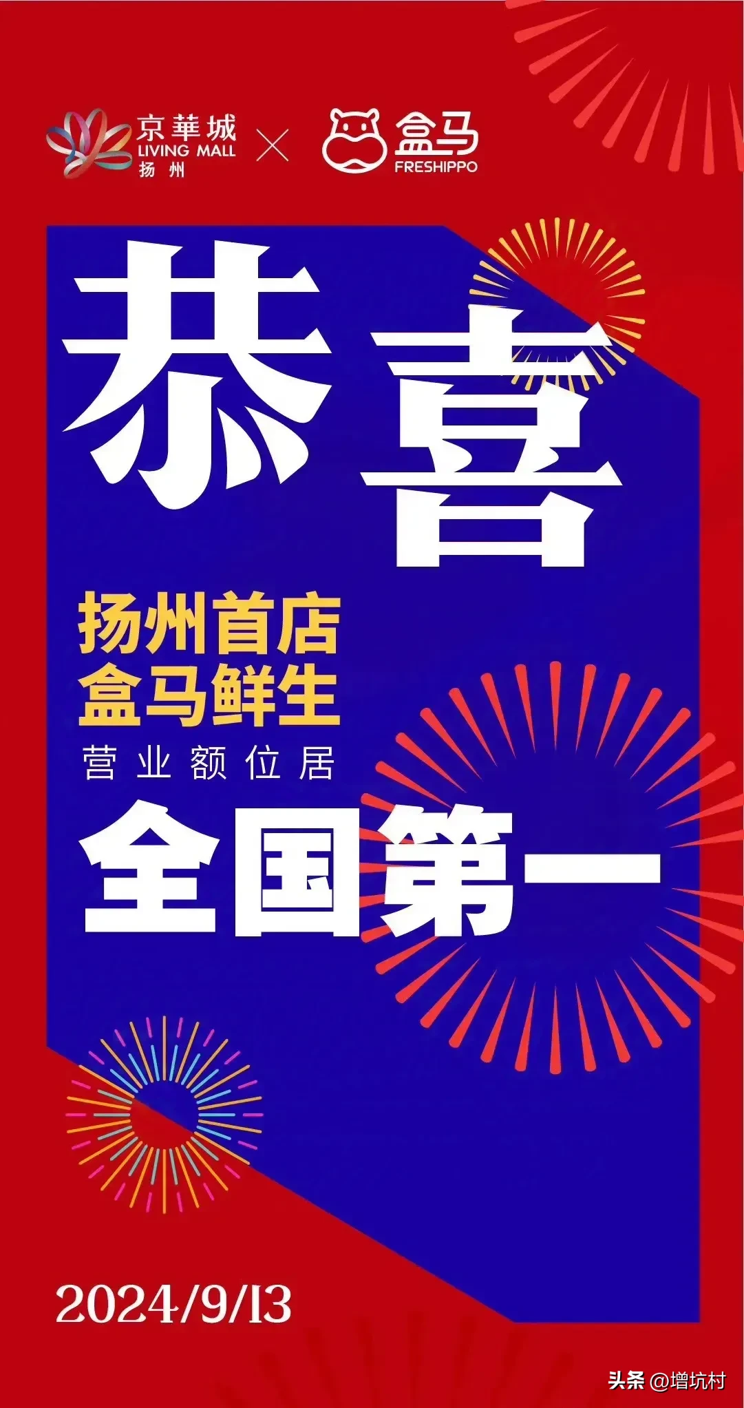 快火助手出评软件：扬州盒马鲜生开业三天销售额全国第一，引发消费热潮！