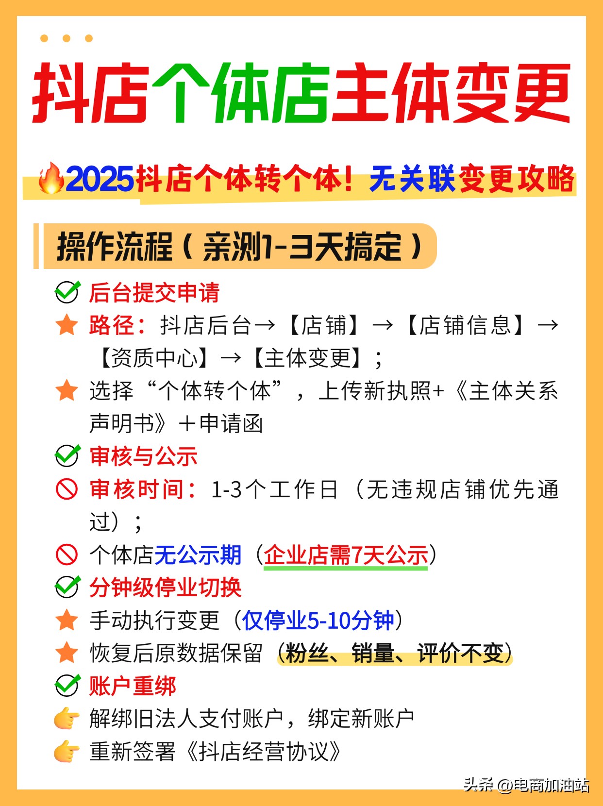 无名助手官网：2025年抖店个体户无关联主体变更指南，避免停业损失与实操步骤解析
