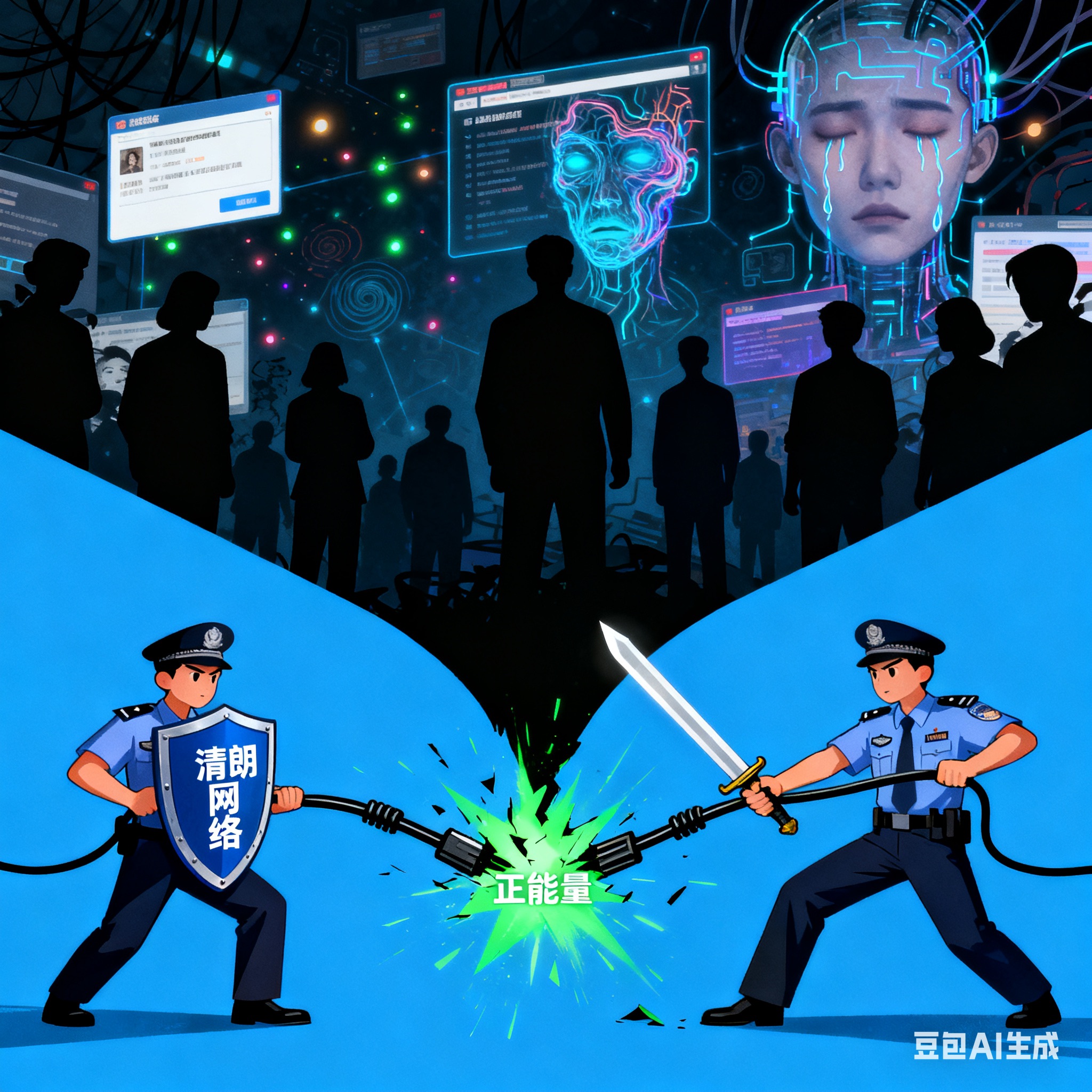 超单助手教程：清朗网络生态，网警打击流量毒药与虚假信息乱象