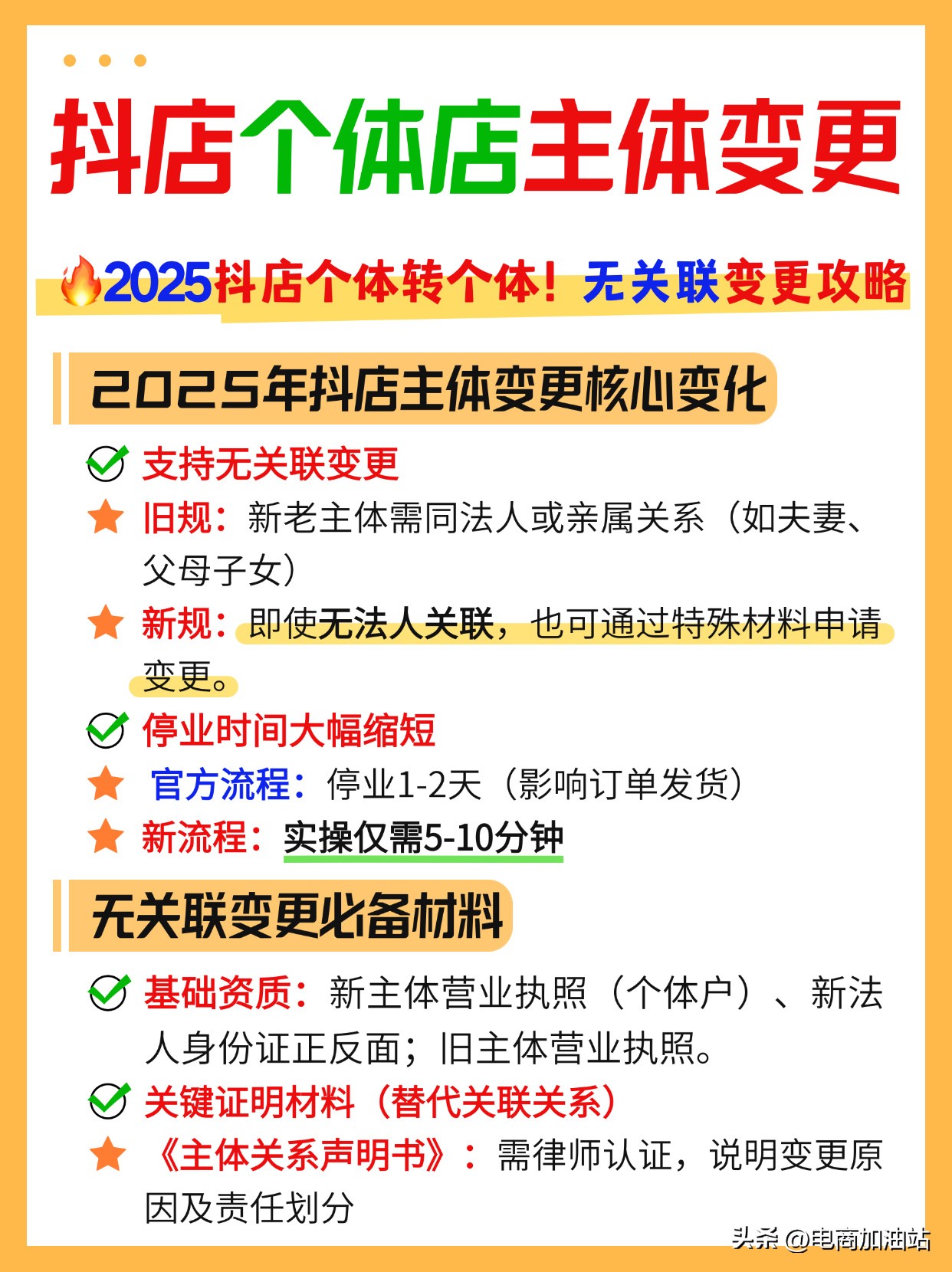 无名助手官网：2025年抖店个体户无关联主体变更指南，避免停业损失与实操步骤解析