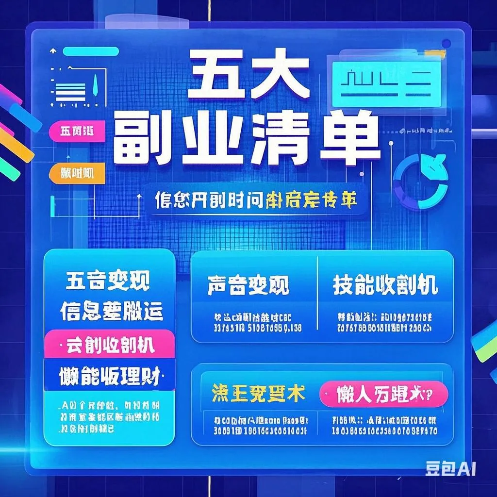 易评助手：工资无法满足生活，5个副业助你实现财富自由