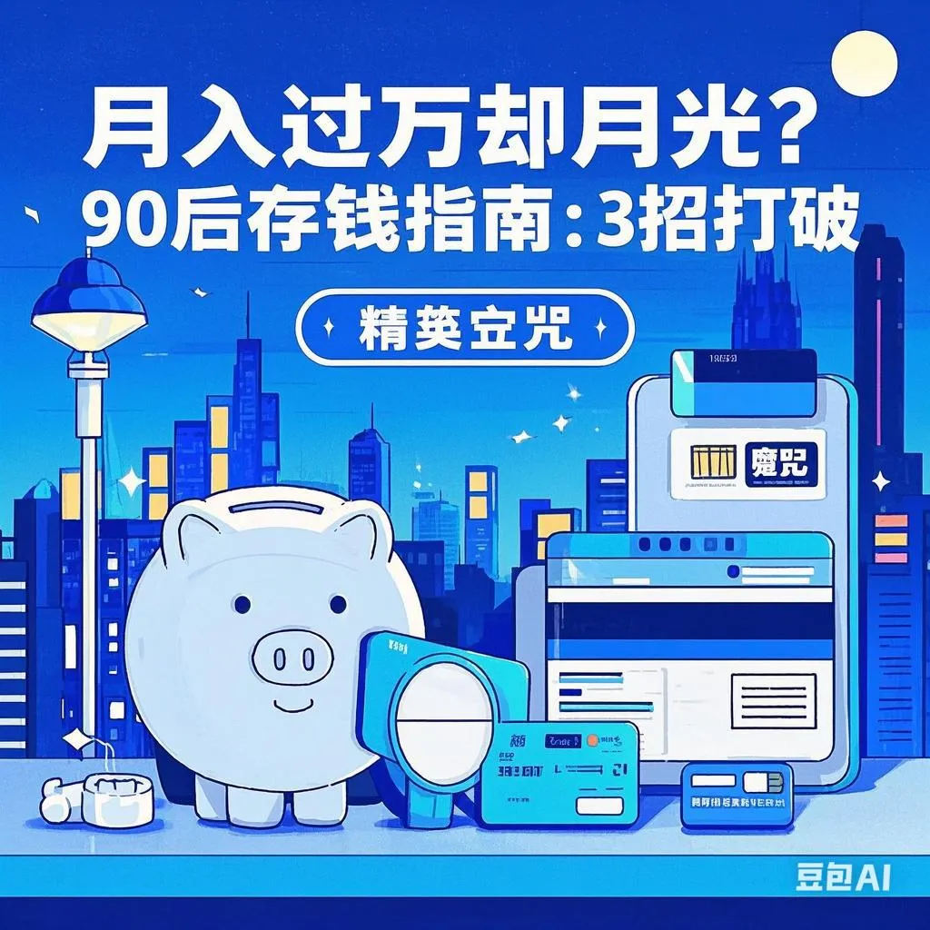 拼多多动销出评：打破90后＂精致穷＂困境，3招教你月入过万如何存钱