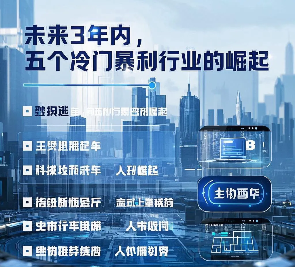 要火助手：未来三年五大冷门暴利行业揭秘，抓住机会助你财富翻身！