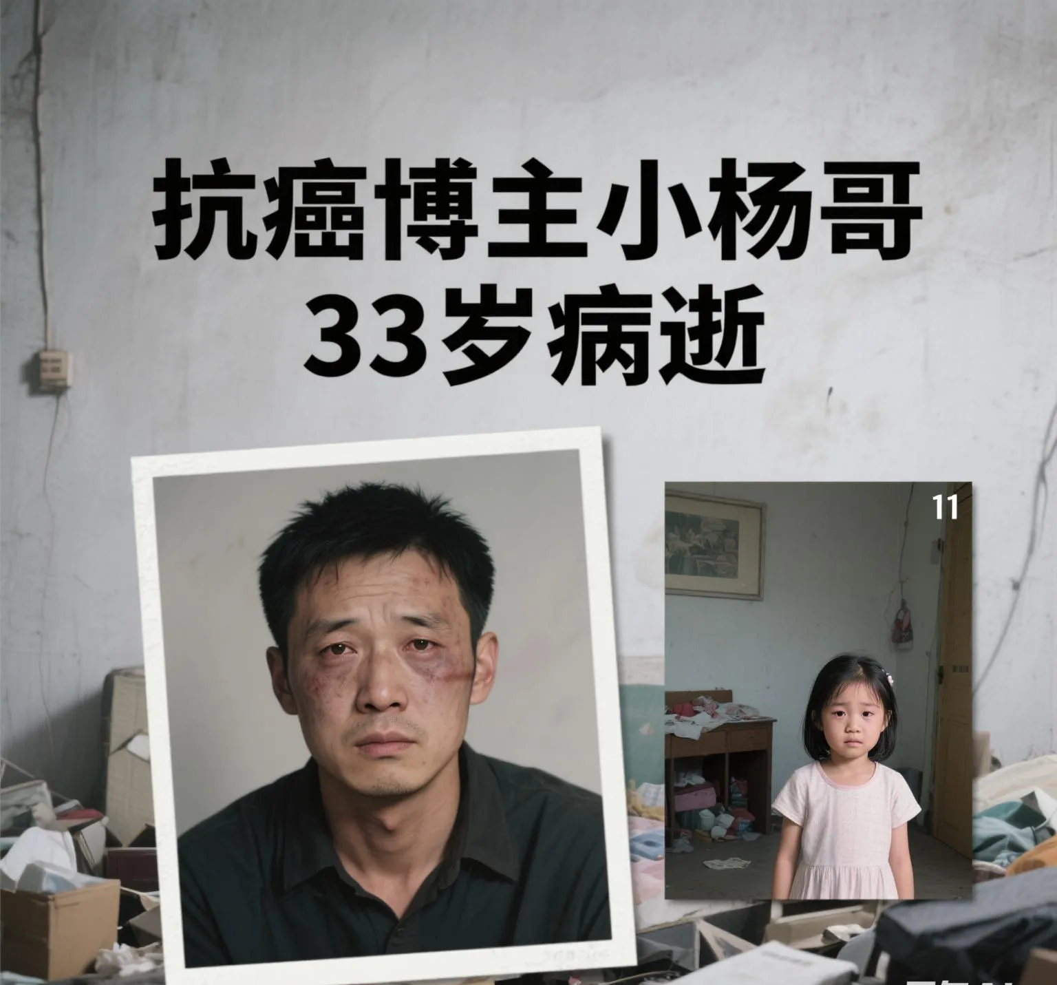 多成团助手：33岁抗癌网红小杨哥病逝，留下11岁女儿与家庭破碎的深刻反思