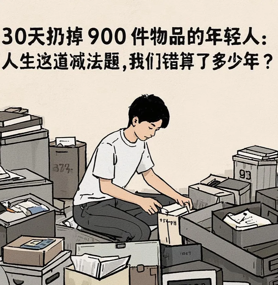 超单助手：30天扔掉900件物品，年轻人如何用减法找回人生的自由？