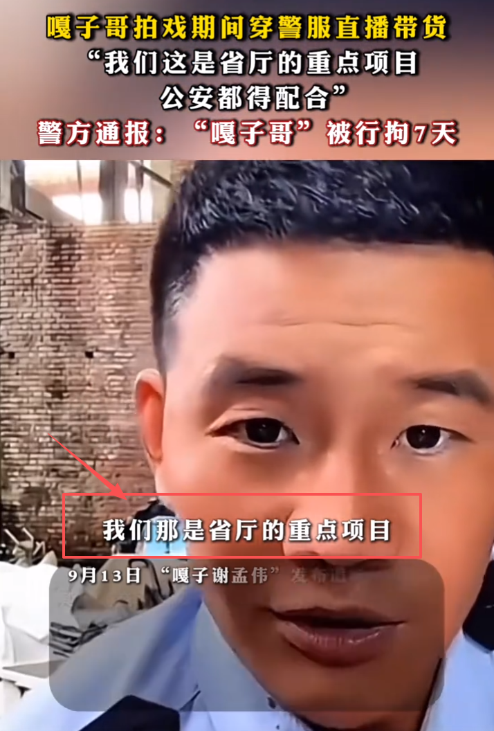 觉醒助手：嘎子身穿警服直播带货被拘，法律捍卫警服权威再现！