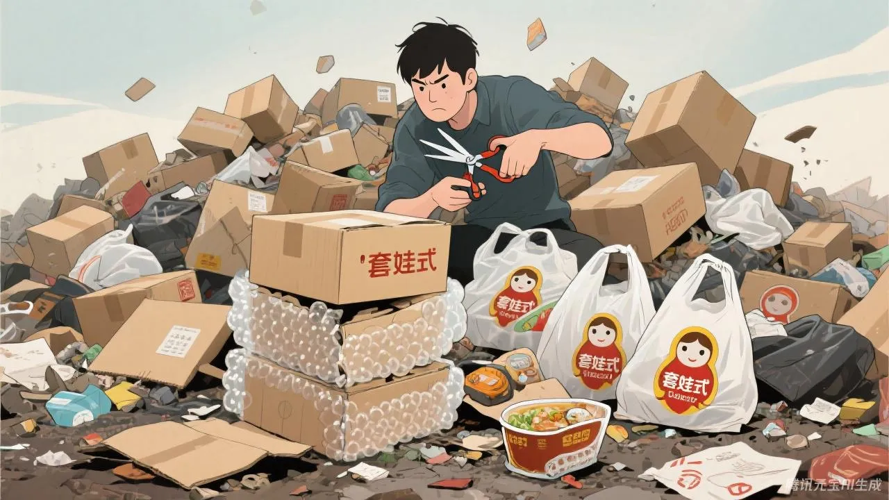 单单助手出评软件：快递和外卖包装的“内卷”，便利背后的环境危机与解决方案