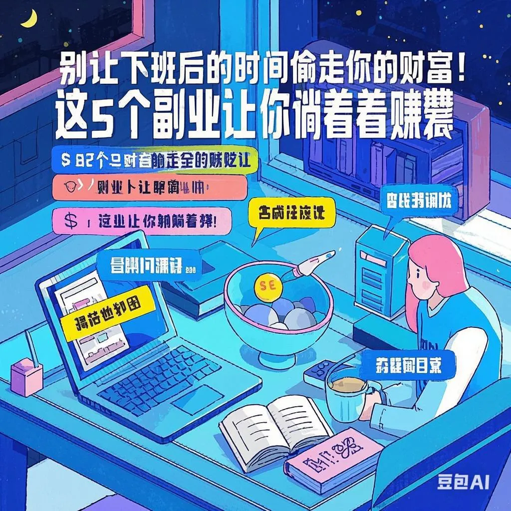黎明助手：别让下班后时光流失！5个副业教你轻松赚取额外收入💰