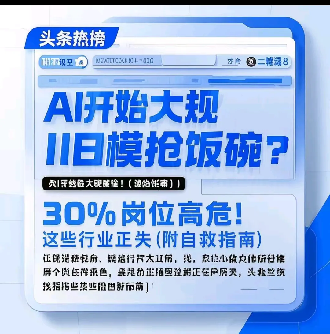 快火助手靠谱吗：AI时代来临，30%岗位高危，如何应对职场被替代的风险？