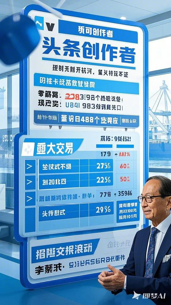 小Q助手：李嘉诚港口抛售背后的智慧，风险变现与资本操作策略解析