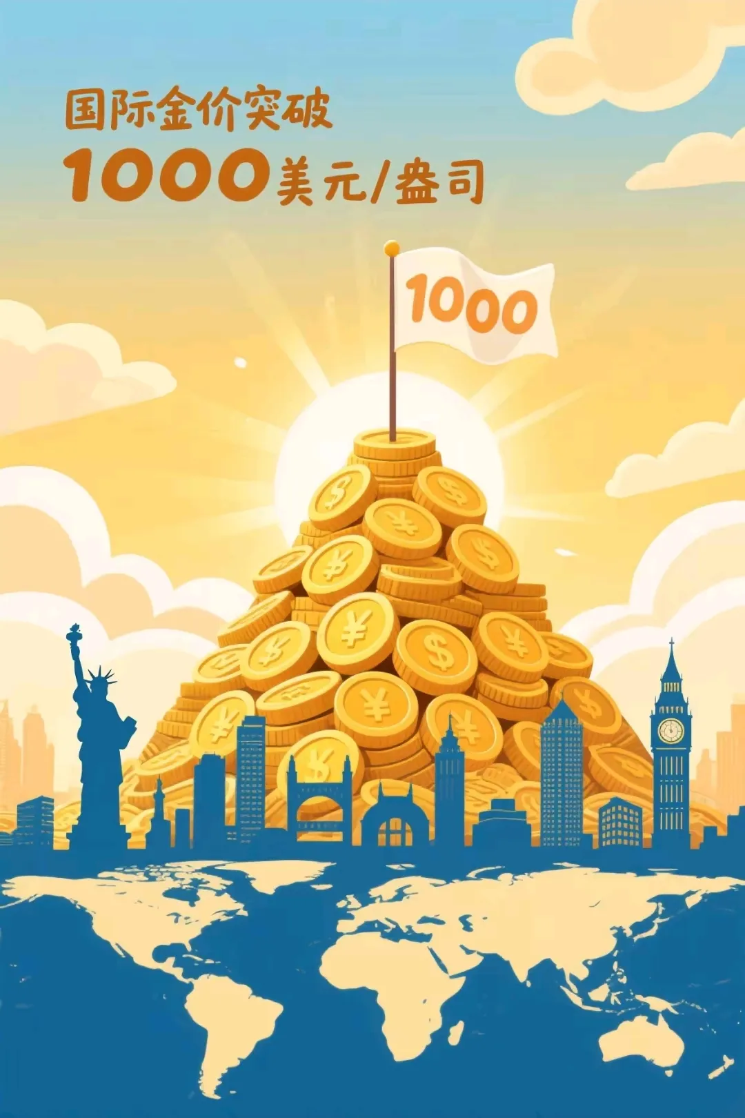 领航助手：金价突破1000美元，全球经济重构下的财富保卫战与投资新机遇
