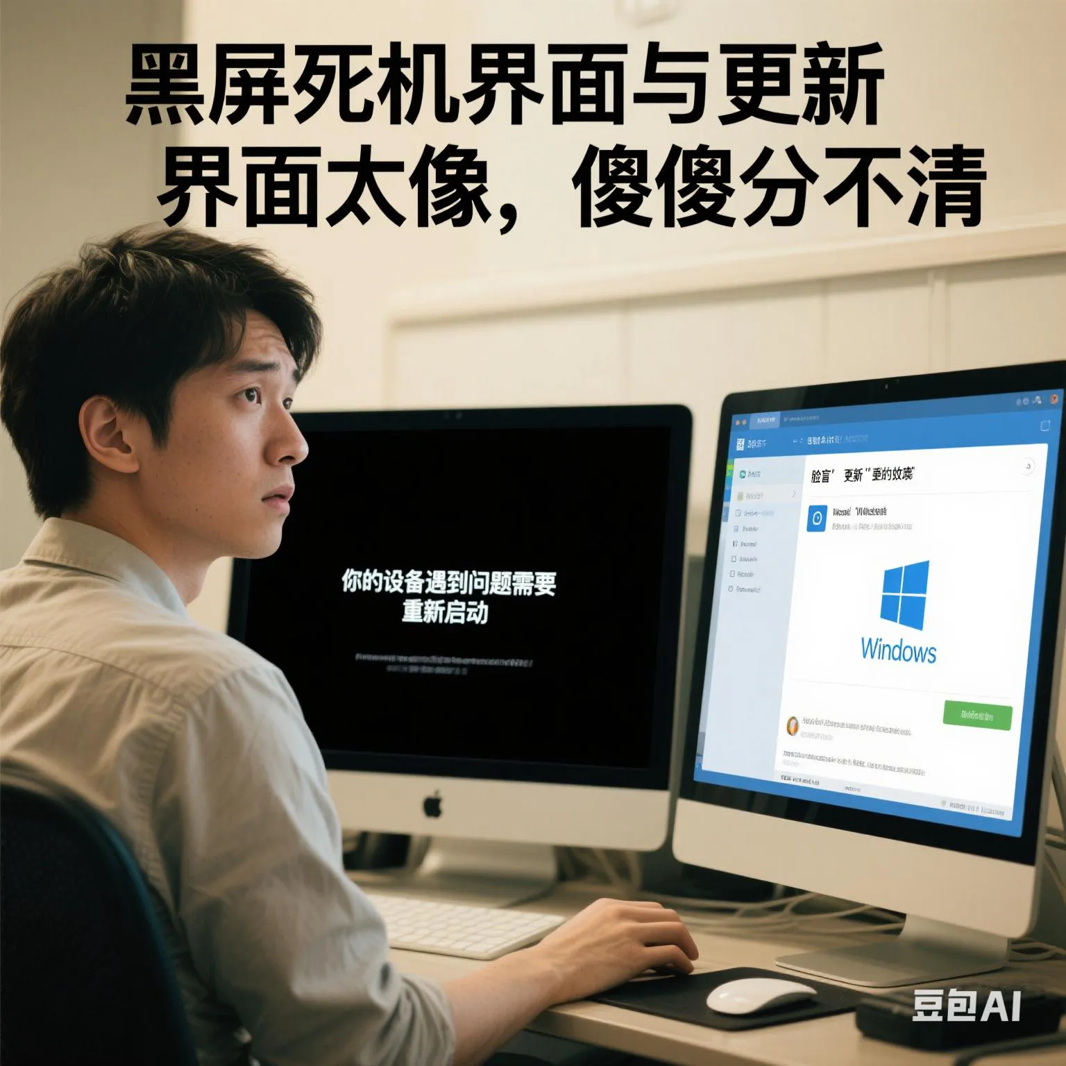 快火助手网站：微软更新，蓝屏时代结束，黑屏故障界面引发用户热议
