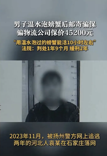 小G助手官网：扬州男子利用物流赔偿规则诈骗4.5万，最终被判缓刑教训深刻