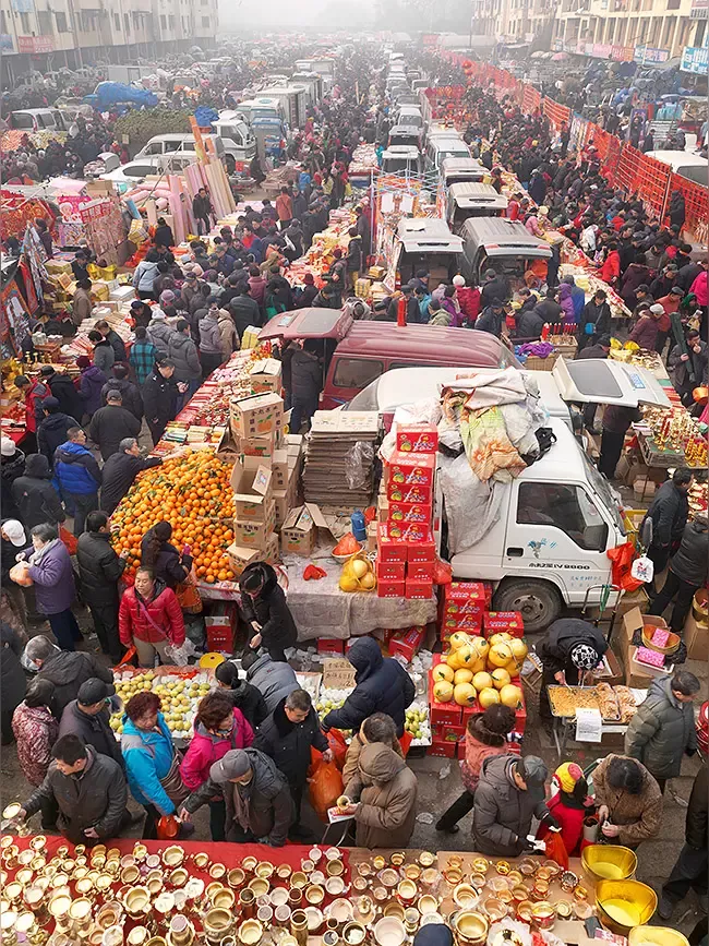 小G助手软件：探索青岛李村大集，丰富多样的农贸市场独特魅力