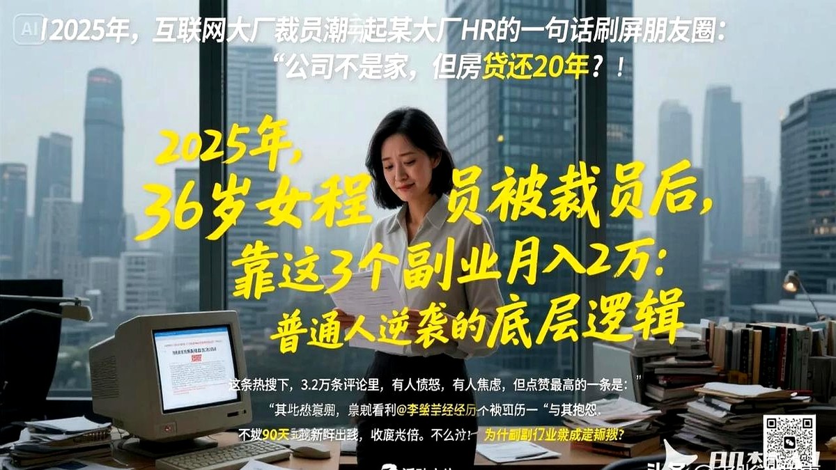 TOP助手软件官网：被裁员后的宝妈如何靠副业月入2万，揭秘打工人逆袭的秘密与心声