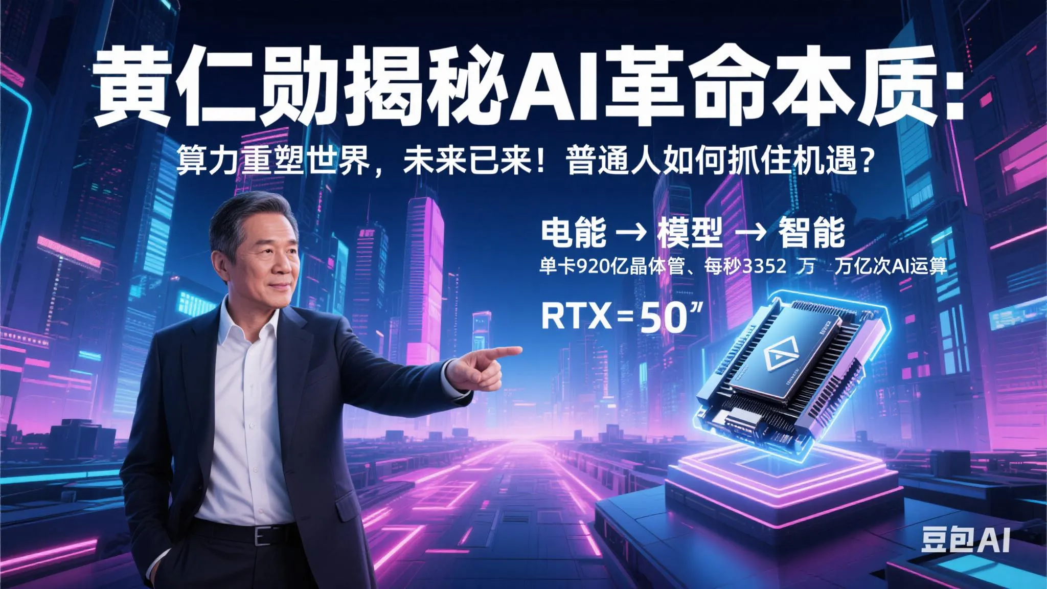 超单助手靠谱吗：黄仁勋论算力革命，AI重塑未来，普通人如何把握机遇？