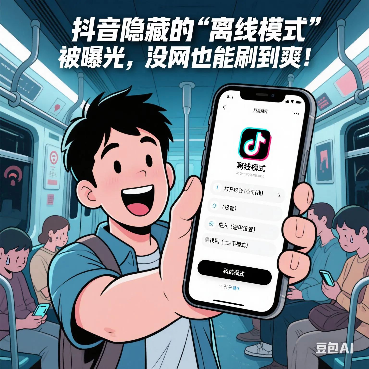 51助手下载官网：抖音隐藏离线模式曝光，无网环境也能畅刷视频，轻松缓存上百条！
