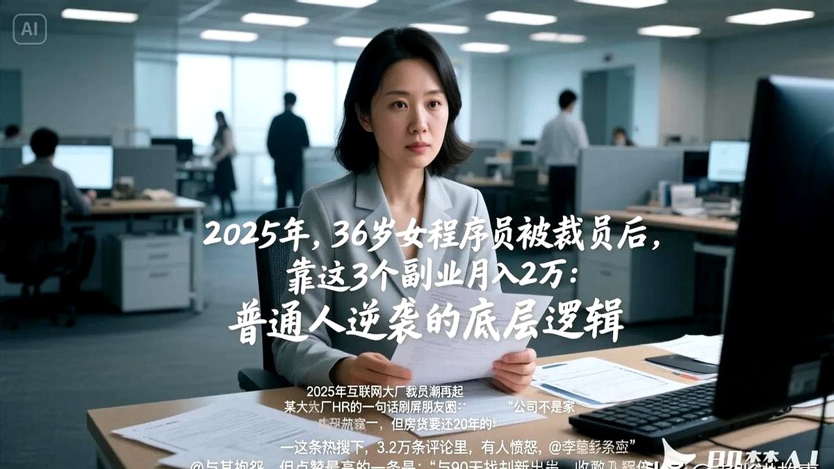 TOP助手软件官网：被裁员后的宝妈如何靠副业月入2万，揭秘打工人逆袭的秘密与心声