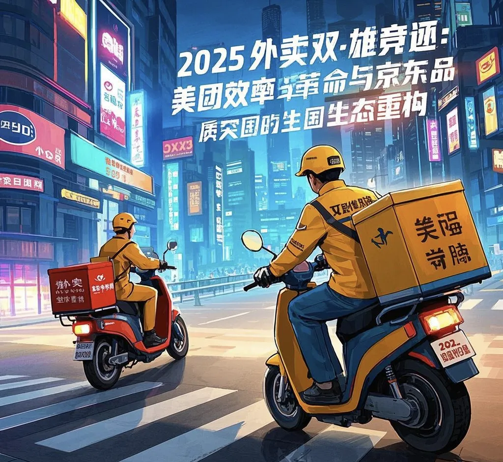 小评评助手软件下载：2025外卖市场竞争，美团与京东的效率革命与品质突围解析