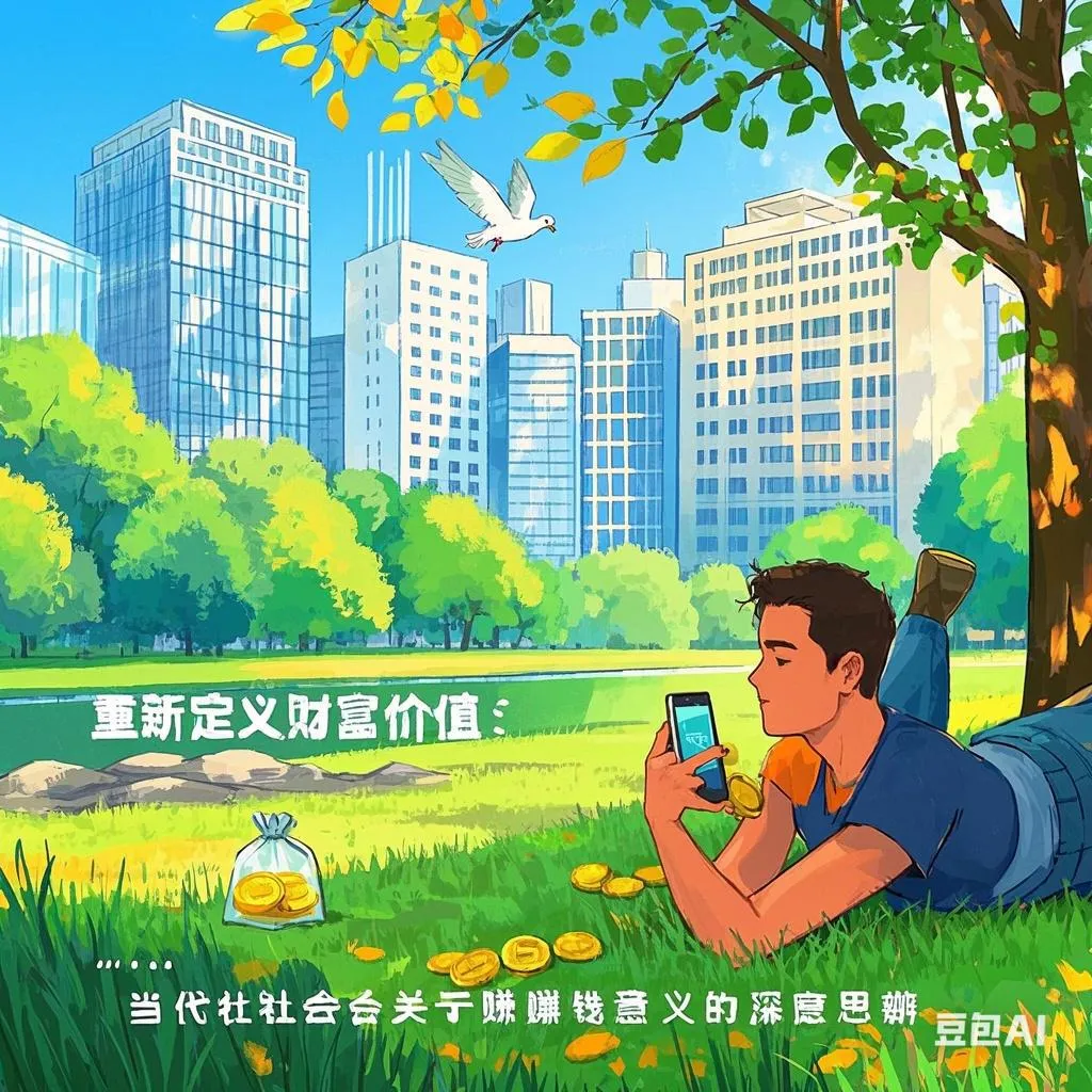 蓝天助手：重新定义财富，探讨当代社会赚钱的深层意义与价值转变