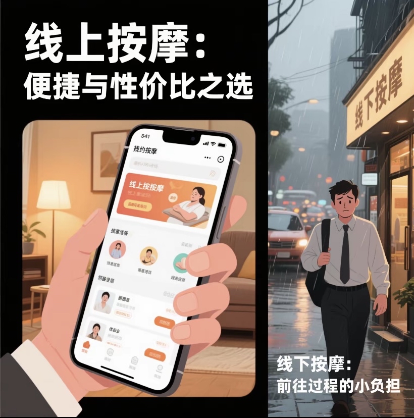 黎明助手：线上按摩与线下按摩的优劣分析，如何选择最适合你的放松方式？