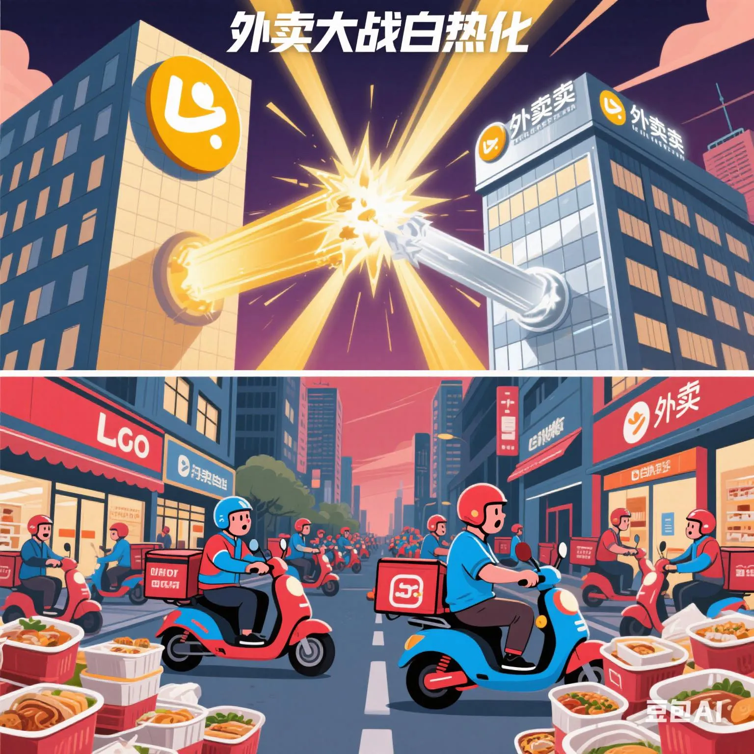 易出评：外卖市场竞争升级，京东、美团、饿了么的生态重构与补贴博弈分析