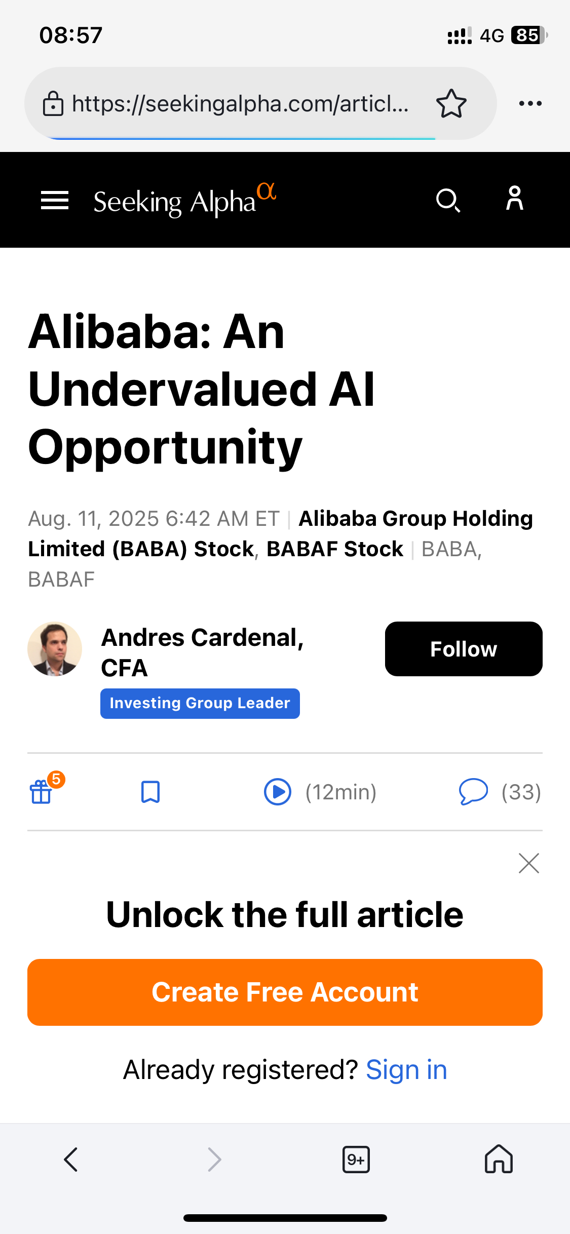 快火助手入口：阿里巴巴，全力投入AI，低估的科技巨头投资潜力揭秘