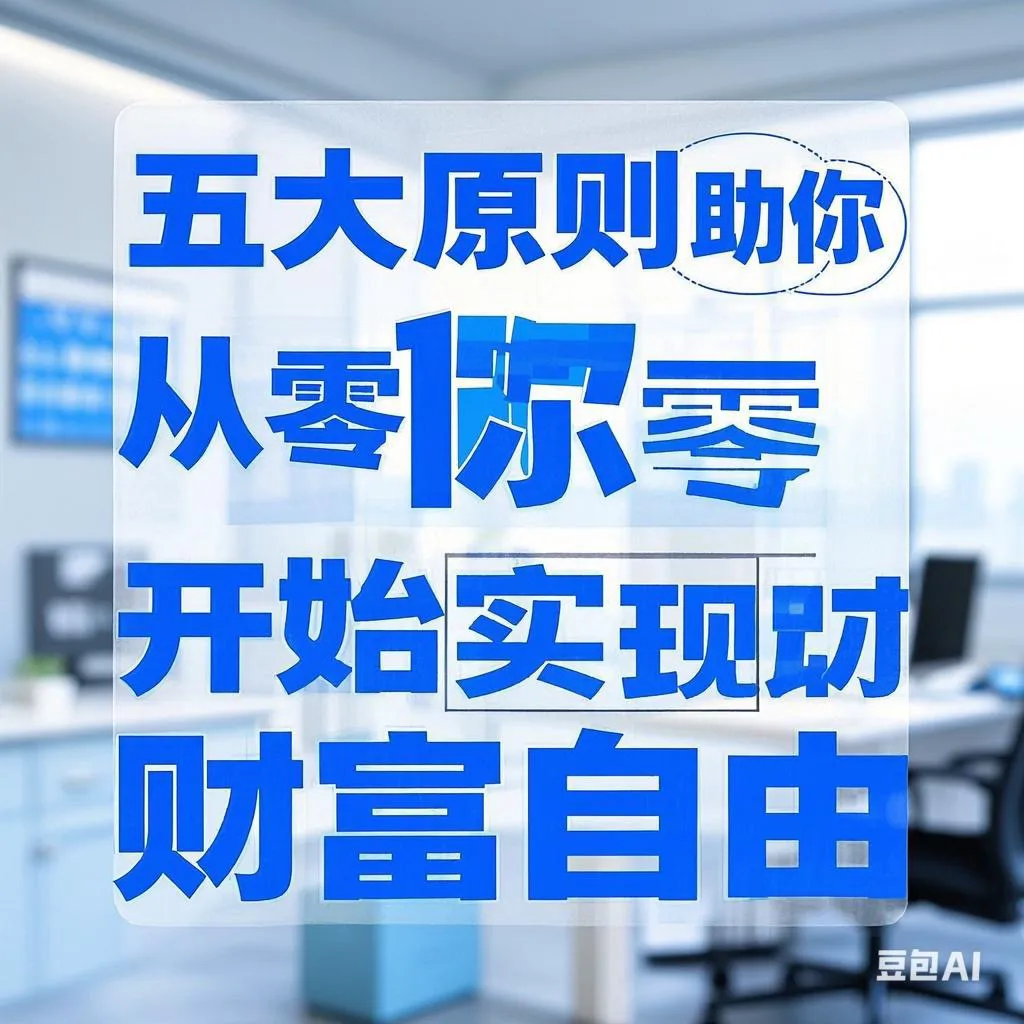 易单助手官网：无本钱创业指南，五大原则助你实现财富自由从零开始
