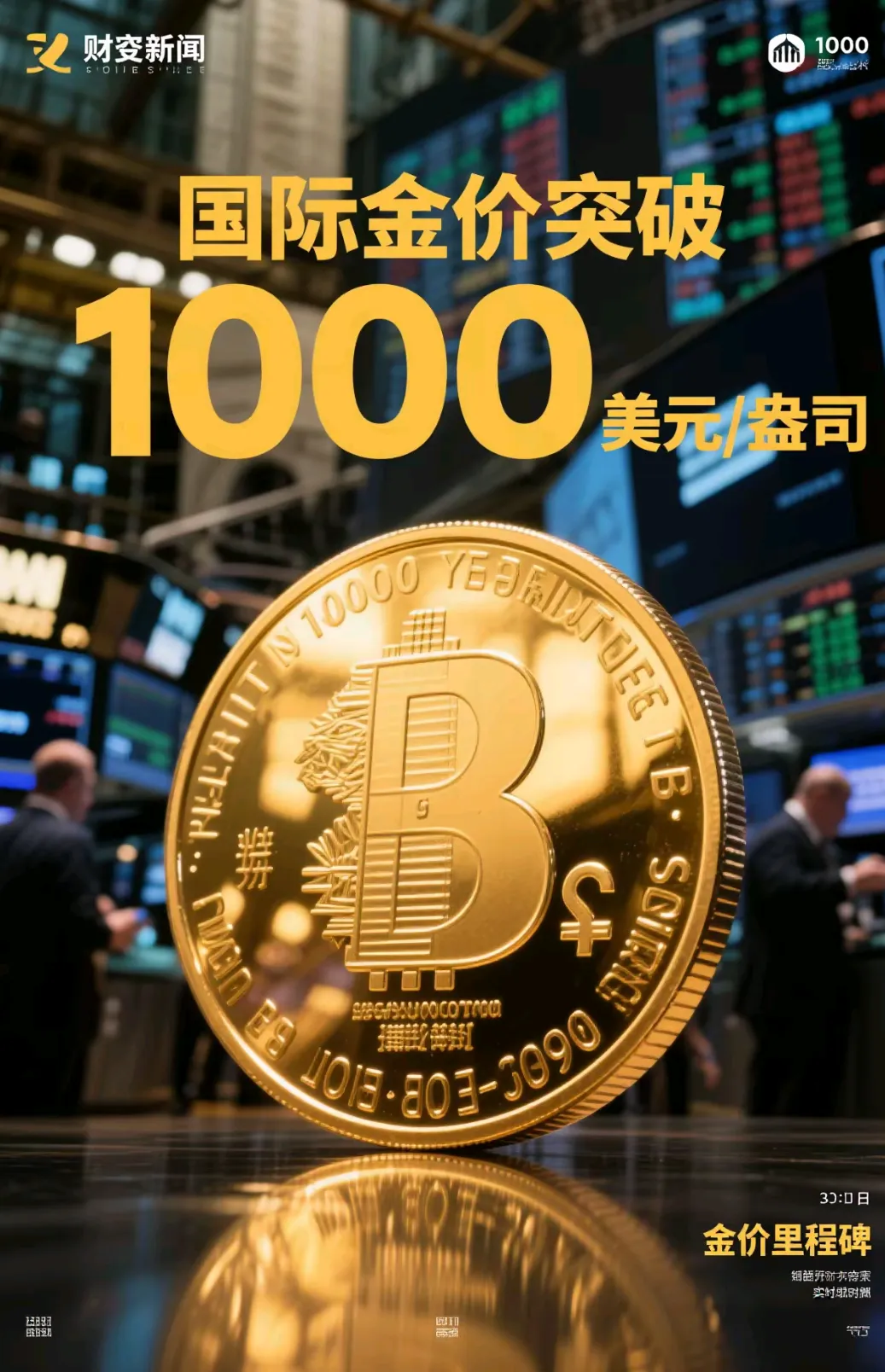 领航助手：金价突破1000美元，全球经济重构下的财富保卫战与投资新机遇