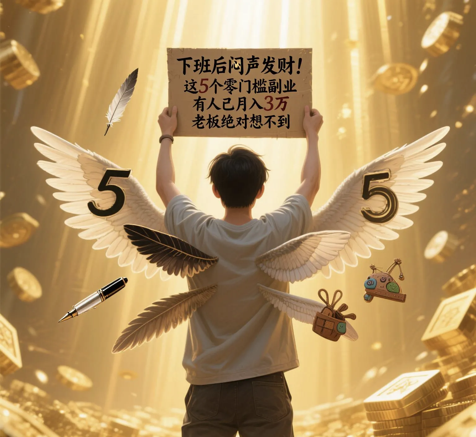快火助手：下班后赚大钱！5个零门槛副业，轻松月入3万的秘密揭秘