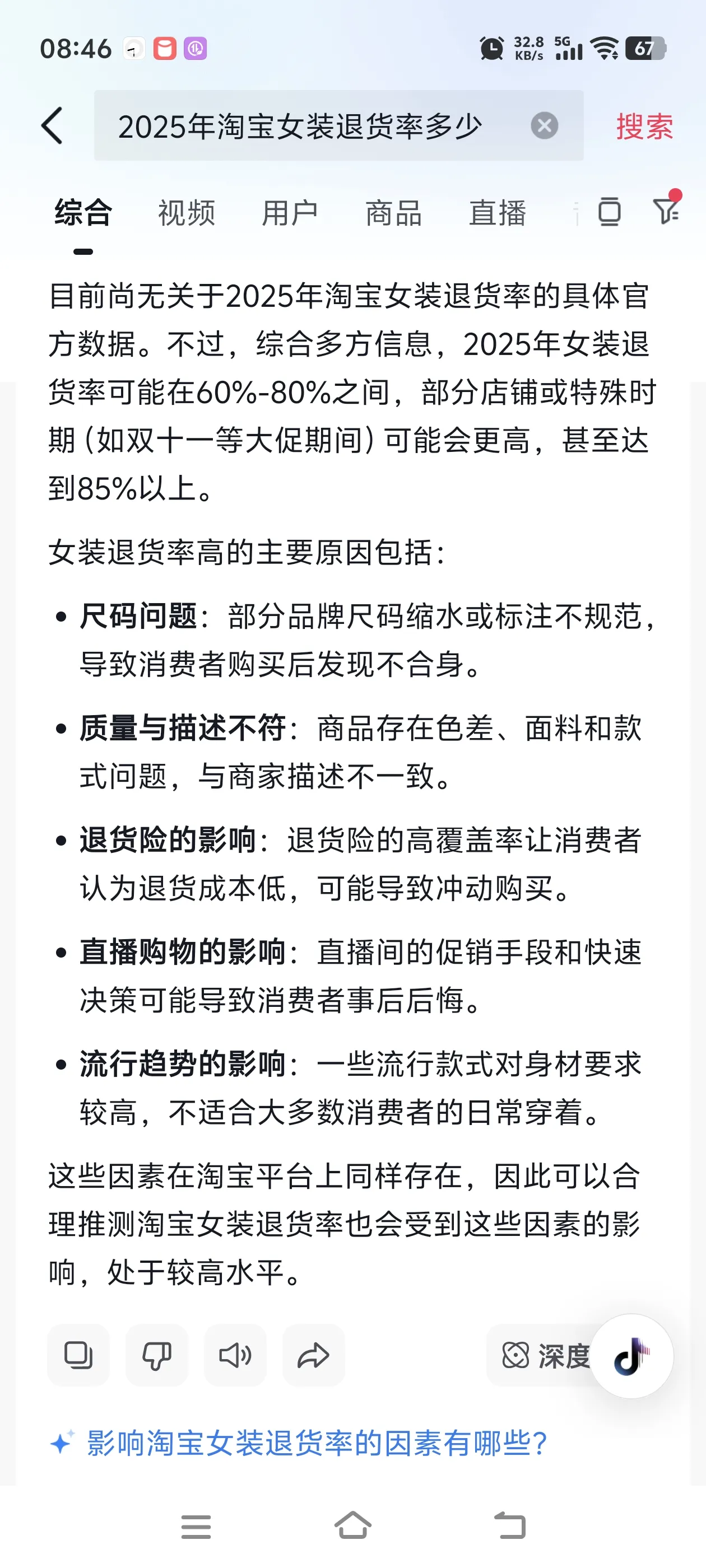 Q助手官网：2025年电商竞争加剧，女装退货率高达80%，未来生意如何发展？