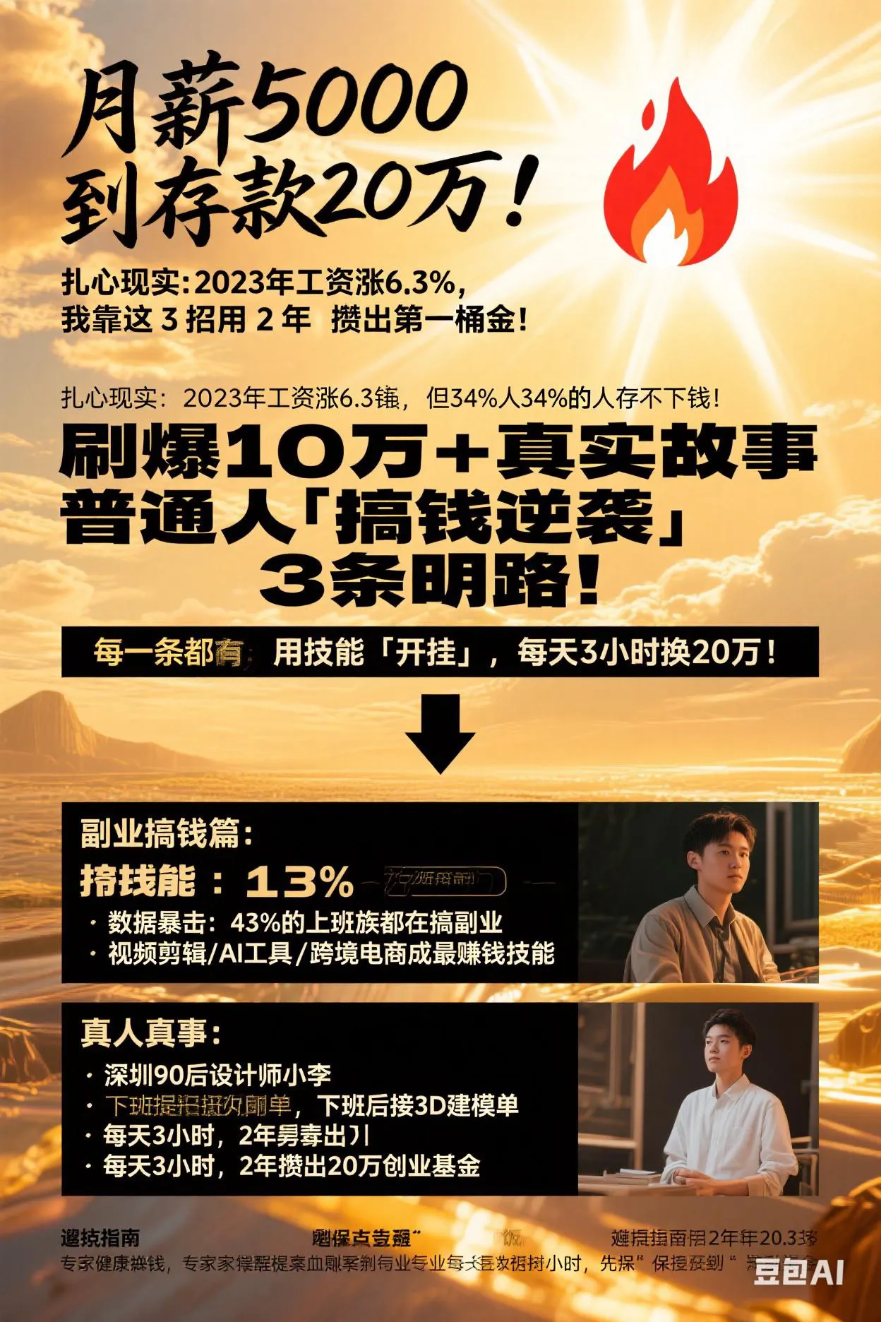 大牛助手：普通人实现财富跃迁的3招，副业、理财与资源杠杆秘诀揭秘