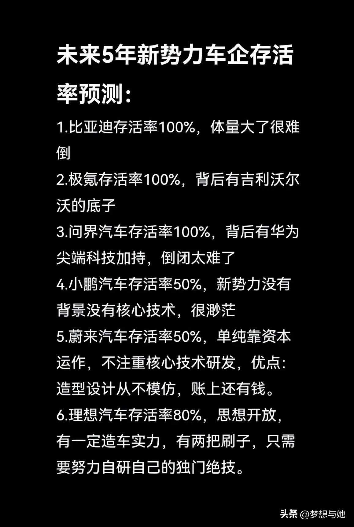 快火助手出评软件：未来五年新能源车企生存分析，谁将成为市场巨头？