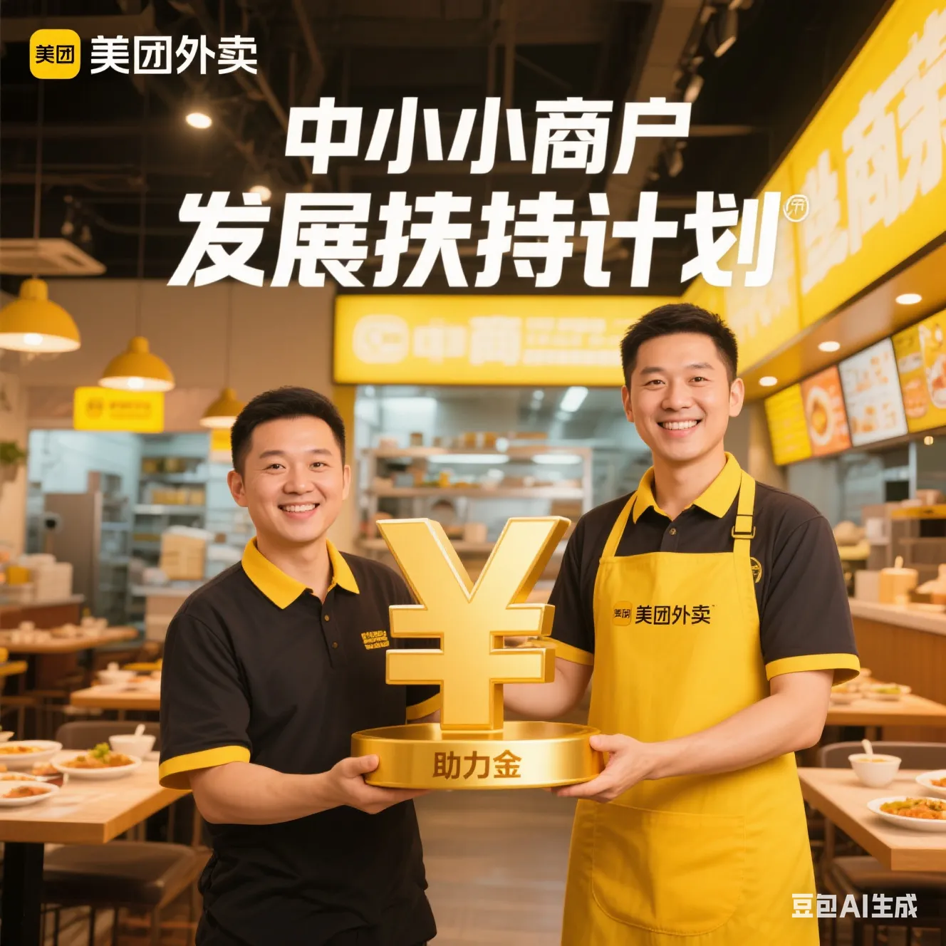51助手拼多多：美团启动中小商户扶持计划，发放助力金支持餐饮行业发展