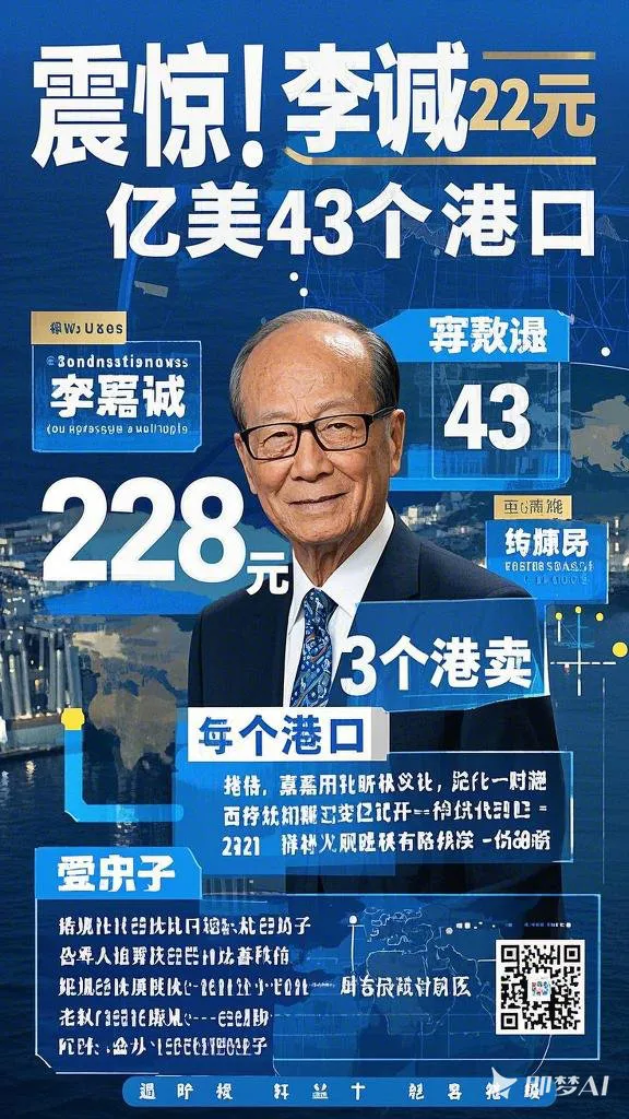 小Q助手：李嘉诚港口抛售背后的智慧，风险变现与资本操作策略解析