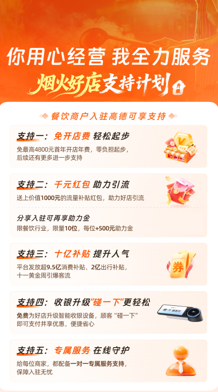 小J助手：高德免费入驻餐饮商家，助力行业新格局与发展机会