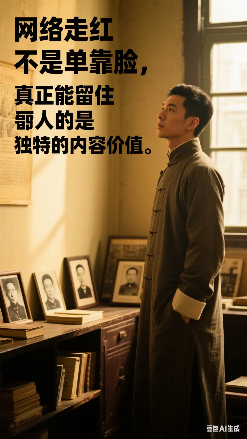 超单助手入口：「撞脸溥仪」引发流量热潮，如何将颜值转化为内容价值？