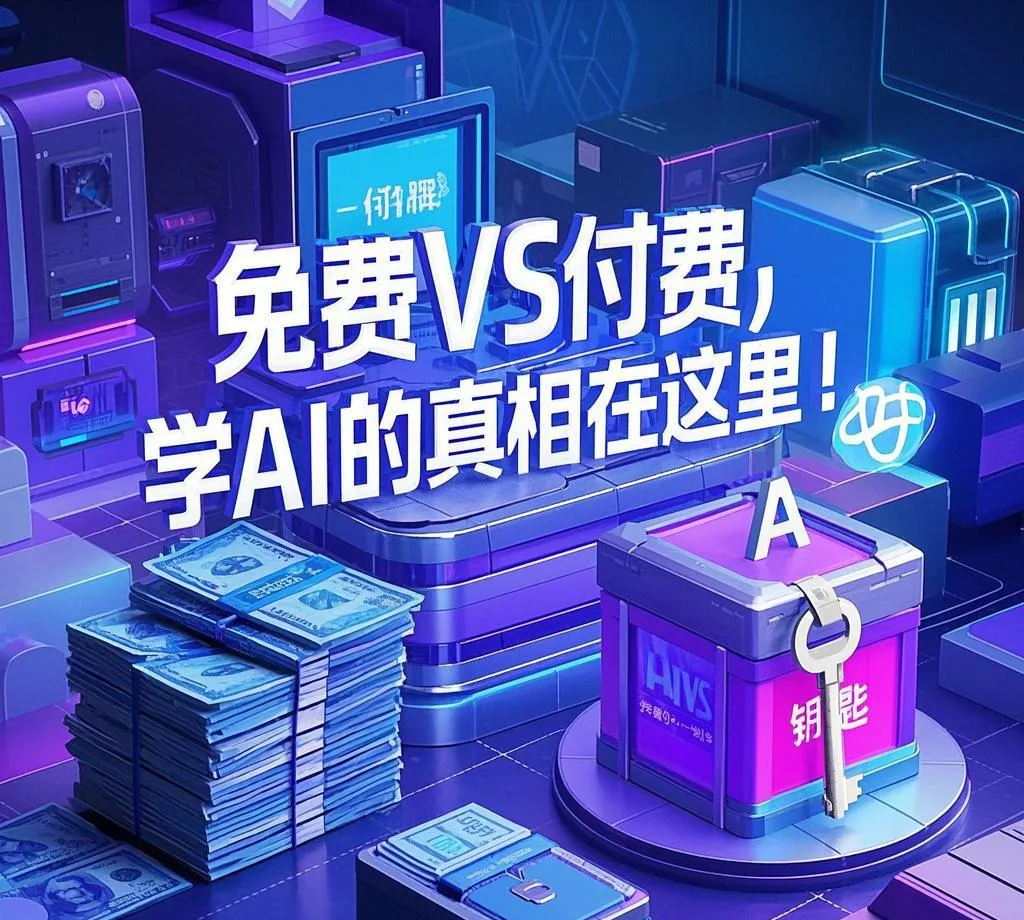 J助手：揭秘AI学习免费资源，告别付费陷阱，理性自学成就未来