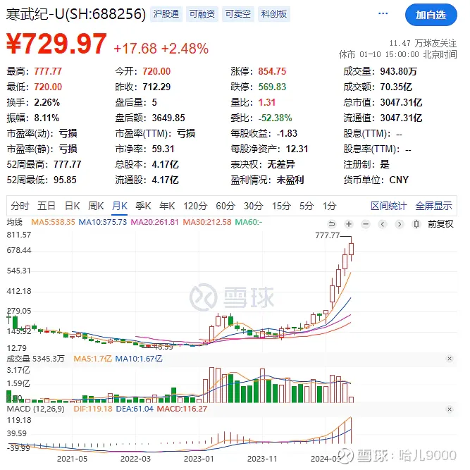 多多权重：寒武纪市值为何被低估？探讨中国芯片行业的未来与投资潜力
