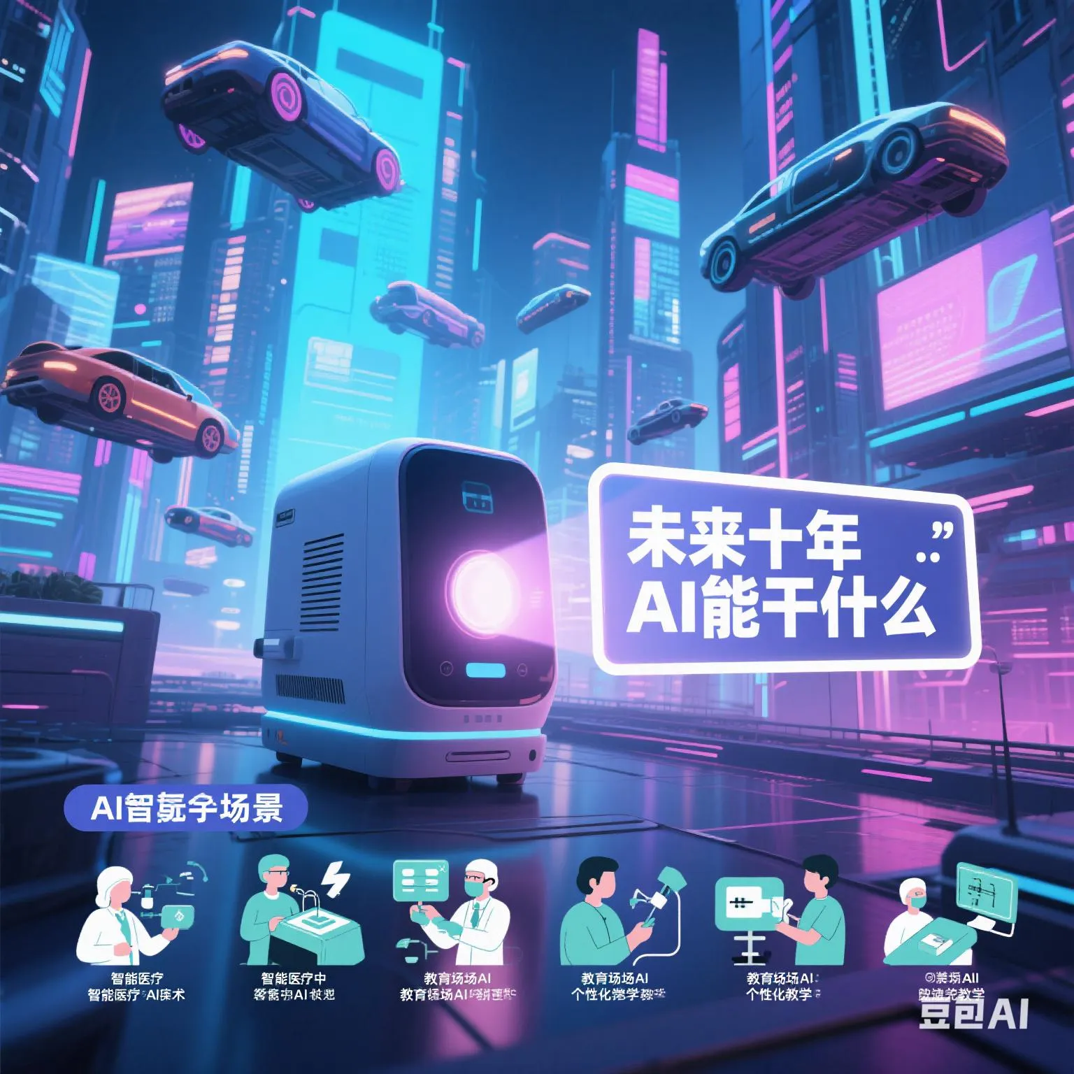 超单助手下载安装：未来十年AI将重塑生活，医疗、教育、自动驾驶等五大领域迎变革